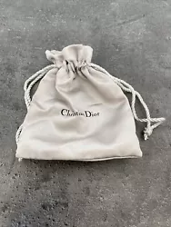 petite pochette tissu pochon bijou Christian Dior. 12 cm x 10 cmRéf 236