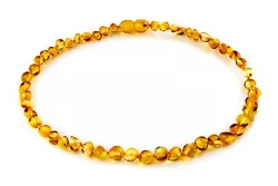 Baltic amber is 45-54 million years old. It works when the body heat causes the beads to release their therapeutic...