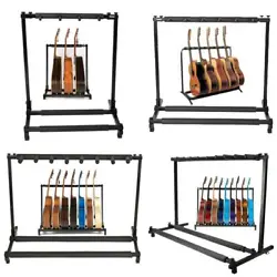 If you are a collector of guitar, you must have the storage problem. This Triple Folding Multiple Guitar Holder Rack...