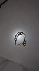 Louis Vuitton - Mini Signature Chain Bracelet. Comes with og box and bagComes with receiptSKU: M00325