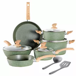 ❤Nonstick Pots and Pans Set - When buying cookware, one of the important things is nonstick capabilities. The...