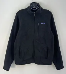 Item is in good used condition. Stains on the upper and lower front center of jacket. Length: 26