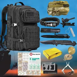 T op Quality Durable Compact Supplies: The kit contains the most durable, compact and popular survival and first aid...
