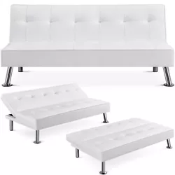【SPECIFICATIONS】: Color: white; Material: faux leather, foam, plywood, chrome plated iron, non-woven fabric....