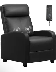 【Ideal Recliner Chair】Our massage recliner is made of high quality skin-friendly PU leather and soft comfortable...