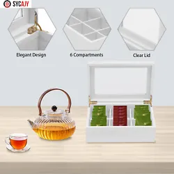 Description Keep your tea bags efficiently organized in your kitchen, tearoom, living room, or even in your café with...