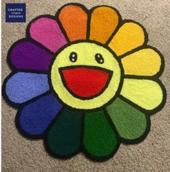 Takashi Murakami Rug. Introducing our expertly crafted Contemporary Style Hand Tufted rug, made by our skilled artisan...