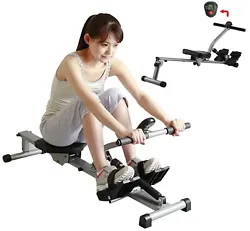 Hydraulic Rower Rowing Machine. with Adjustable Incline & 12 resistance Cylinder. ADJUSTABLE INCLINE. The intensity of...