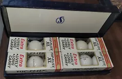 12 Top Flight XL Golf Balls with Case.  Case has some wear on it.