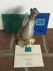 WDCC Disney The Jungle Book ~ 30th Anniversary Sculpture ~ Hula Baloo ~ comes with Certificate of Authenticity. ...