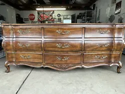 9 Drawer French Provincial French Dresser. Incredible shape. Only blemishes are what I posted in the photos for it....