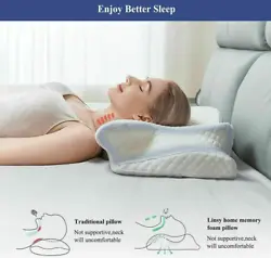 With the cervical contoured pillow, you will never wake up with any shoulder, back, spine, or neck pain again! UNIQUE...