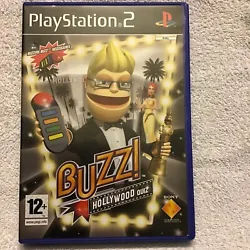 Buzz The Hollywood Quiz - Jeu PS2 Sony . Version francaise . Avec Notice .. Envoi en lettre suivie France Europe Monde...