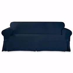 Add style and protection to your furniture with the Sure Fit Designer Twill Sofa Slipcover. Twill One Piece Slipcover....