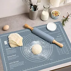 【Extra-thick & Exact-large & Double Aided Available】: The weight of this pastry mat is up to oz, we promise this...