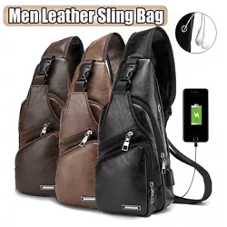 MULTIFUNCTIONAL SLING BAGS: It has 1 main pocket. 2 zipper pocket,1 open pocket and 1 interlayer. Has enough room for...