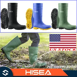 Manufacturer HISEA. PVC material can improve the durability of boots and prevents oil and chemical materials. Farm &...