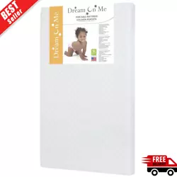 The Baby Crib Mattress 3” softly cradles your baby for comfort. Rest easy knowing this mattress is constructed with...