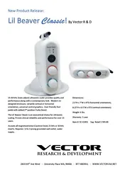 25-30 kHz (Auto adjust) ultrasonic scaler provides quality and performance along with a contemporary look. The Lil’...