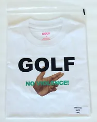 Golf Wang Tee Shirt. « No Violence 1 ». Rare tee 🔥🔥🔥.