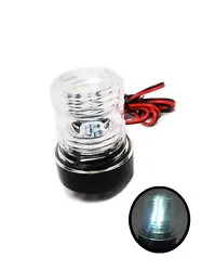 This LED all round anchor light comes with UV resistant base and plexiglass lens. Material: Plastic Voltage: 12 VDC...