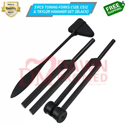 The tuning fork will not lateralize if both ears are normal. 3 Pcs Tactical Full Black Aluminum Sensory Tuning Forks...