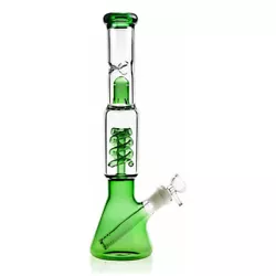 1set Hookah Water Glass Bong (as picture show). Ice catcher. Glass on glass. Heavy Beaker based water pipe. Height:...