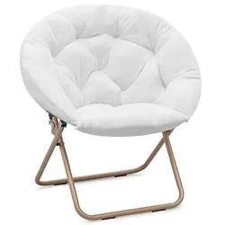 Multi-Purpose - A saucer chair that the whole family can use! You can put it on the balcony and enjoy the beautiful...