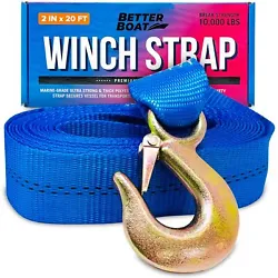 The strap is webbed polyester for added strength. Youre already purchasing the item.