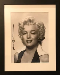 ANDY WARHOL. Marilyn Monroe. Signed in black marker.