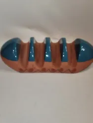 ‘Himark’ Pot Belly Red Clay Pottery Bowl taco rack Made In Portugal Gift Quality. Good condition no cracks or...