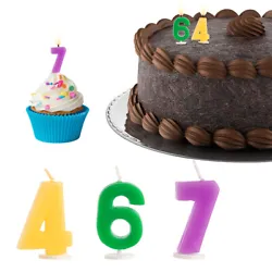 These special digit candles really do a number on cakes and cupcakes. Top off cake or cupcakes for fun celebrations....