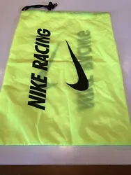 Nike Racing Track Cleat Shoes Drawstring bag sack pack. Brand new.16” tall and 11” wide Drawstring closure