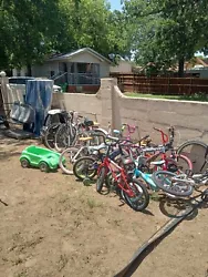 Kids and ten speed bikes.