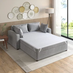 PRODUCT FEATURES- This Madison Park Essentials sofa bed pad has waterproof back, superior quality polyester fiber fill,...