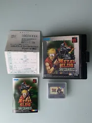 Metal Slug First Mission 1st SNK Neo Geo Pocket Color Jap. Complet en très bon état. Registration card présente....