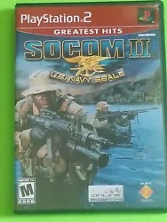 SOCOM: U.S. Navy Seals Greatest Hits PlayStation 2 - PS2 like new.but sold as is,no returns, questions welcome