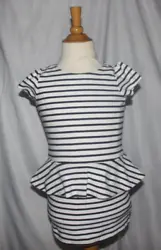 UP FOR YOUR CONSIDERATION IS THIS WHITE AND NAVY BLUE STRIPED NAUTICAL DRESS. IN EXCELLENT CONDITION YOU MAY THINK IT...