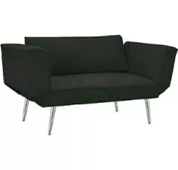 Futon Sofa Bed Sleeper Convertible Loveseat Couch Chair Black Home Office Guest. Condition is New. Shipped with USPS...
