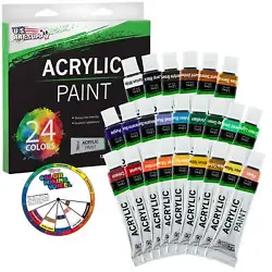 U.S. Art Supplies superior performing artist acrylic paints will bring your artwork to life. FUN, SAFE and EASY TO USE:...
