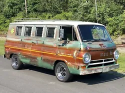 1969 Dodge A-100 Camper Resto Mod. The two rows of rear seats are from a modern Dodge Durango and also recovered in...