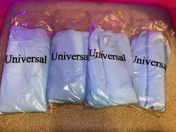 Lot Of 4 Universal Blue Disposable Gowns.