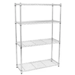 The 4/5 Layer Plastic Coated Iron Shelf provides a perfect solution for organizing or displaying accessories, makeup...