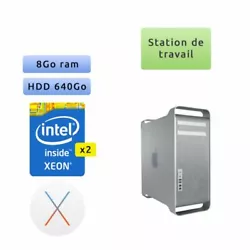 Occasion - Apple Mac Pro Eight Core 2.93Ghz A1289 (EMC 2314) 8Go 640Go - MacPro4,1 - Station de Travail. A1289 (EMC...