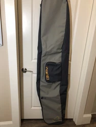 Burton Snowboard Travel storage Bag 166 Handles Pockets ID Holder Gray SpelloutPlease note - pictured - there are a...
