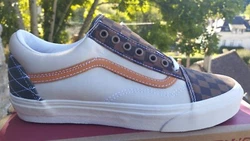 Vans Façon célèbre couturier Old Skool Mixed Utility 40.5 Rare Collector.