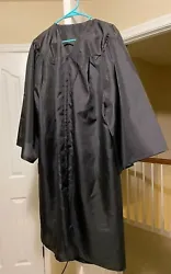 Graduation Bachelor Cap and Gown Black Unisex NEW.
