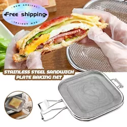 1 baking tool. Press firmly to make a hot sandwich that sticks to the ears. Material: Stainless steel.