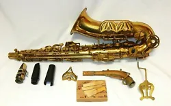 THERE IS HEAVY WEAR FROM USAGE AS SHOWN. -- SAXOPHONE: 22