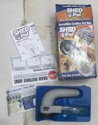 Shed Pal Cordless Pet Vacuum as Seen on TV. Condition is Used and untested